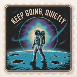 Keep Going, Quietly Paper Coaster