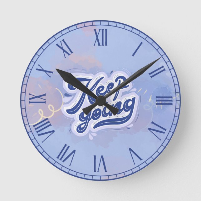 Keep Going Round Clock (Front)