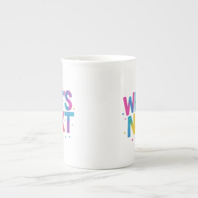 Keep Going   T-Shirt Bone China Mug (Front)