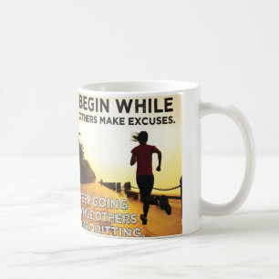 Keep Going - Women's Running Workout Motivation Coffee Mug