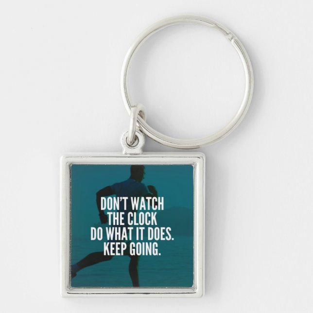 Keep Going - Workout Motivational Key Ring (Front)