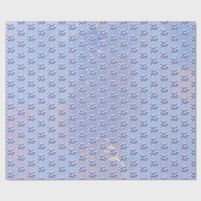 Keep Going Wrapping Paper (Flat)