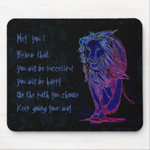 Keep going your way mouse pad