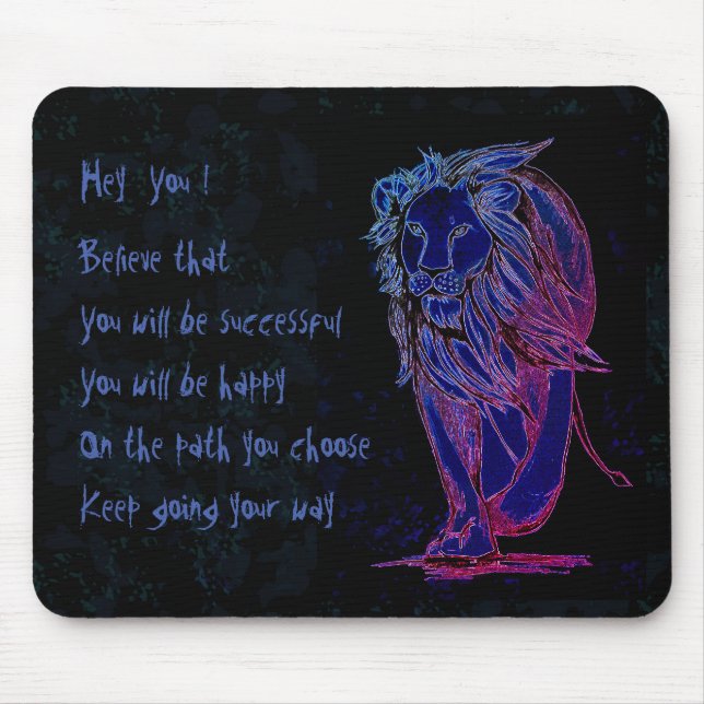 Keep going your way mouse pad (Front)