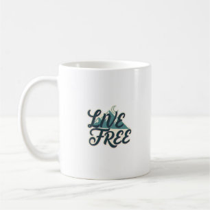 Keep Growing Blooming Cactus Illustration Coffee Mug