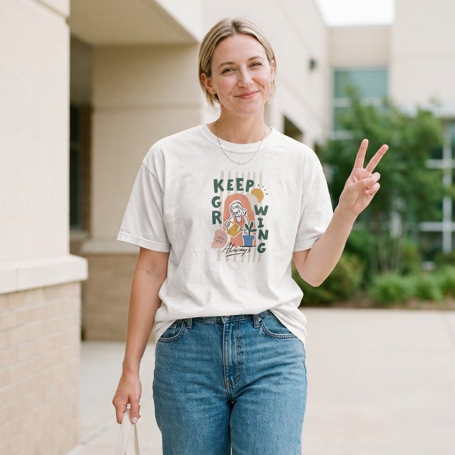 Keep Growing Garden T-Shirt (Creator Uploaded)