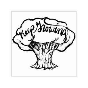 Keep Growing                                       Self-inking Stamp