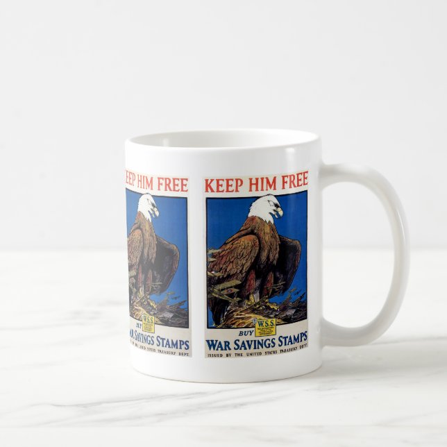 Keep Him Free Coffee Mug (Right)