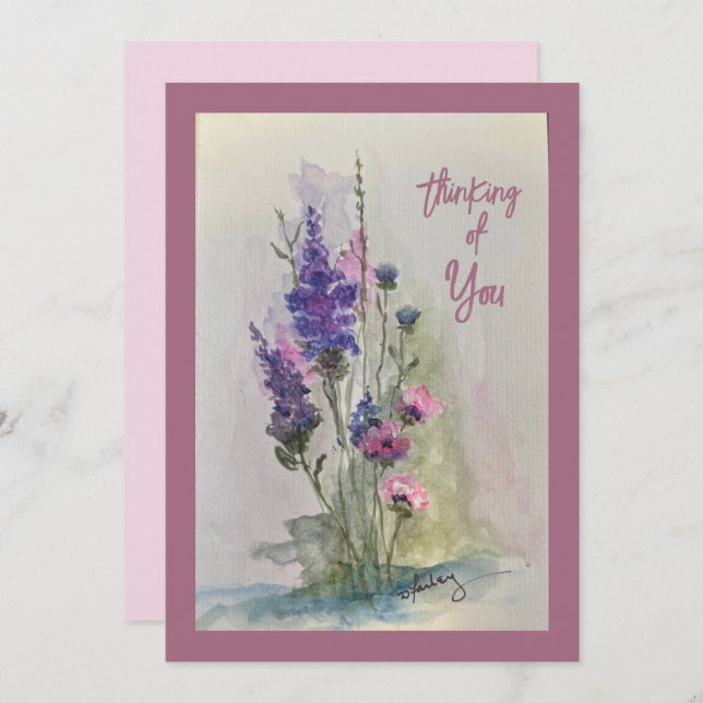 Keep in Touch Flat Card (Front/Back)