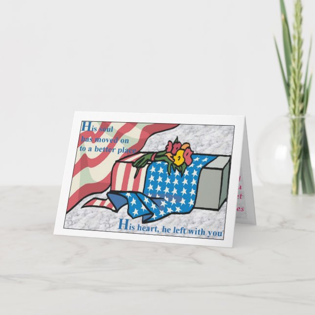 Keep in Your Heart Sympathy Card –F (Front)