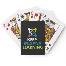 Keep Indiana Learning playing cards