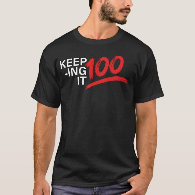 KEEP ING IT motivational quote T-Shirt (Front)