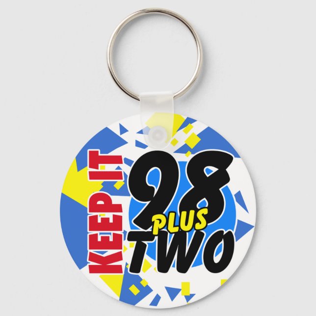 KEEP IT 98 PLUS TWO v2 Keychain (Front)