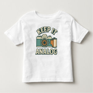Keep it analog toddler T-Shirt