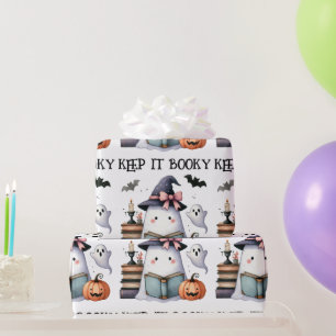 Keep it Booky Bookish Halloween Spooky Read Custom Wrapping Paper