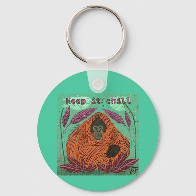 Keep it Chill Key Ring (Front)