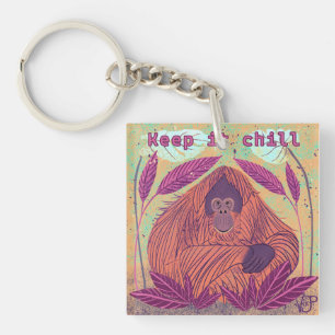Keep it chill key ring