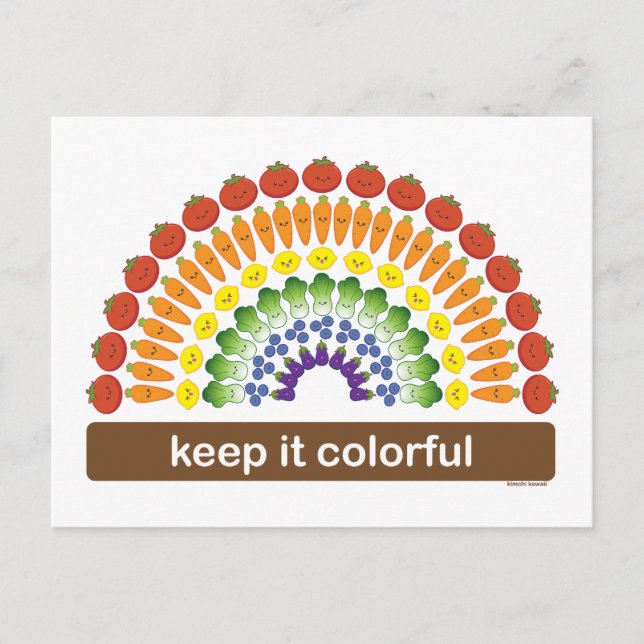 Keep It Colourful Postcard (Front)