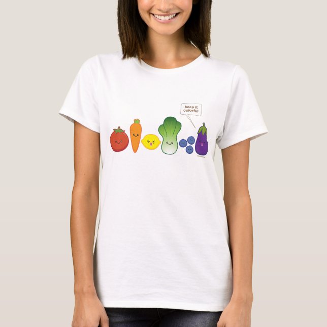 Keep It Colourful (Simple Design) T-Shirt (Front)