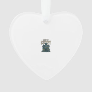 Keep It Creepy Vintage Haunted House Halloween Des Ornament