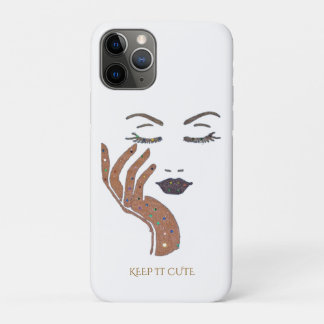 KEEP IT CUTE SERIES- BROWN iPhone 11 PRO CASE