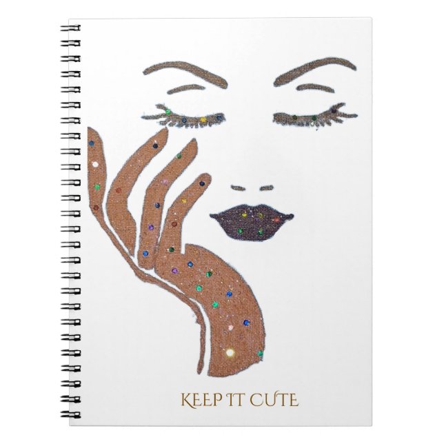 KEEP IT CUTE SERIES- BROWN NOTEBOOK (Front)