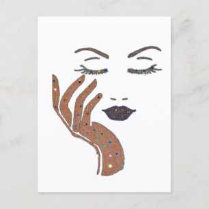 KEEP IT CUTE SERIES- BROWN POSTCARD