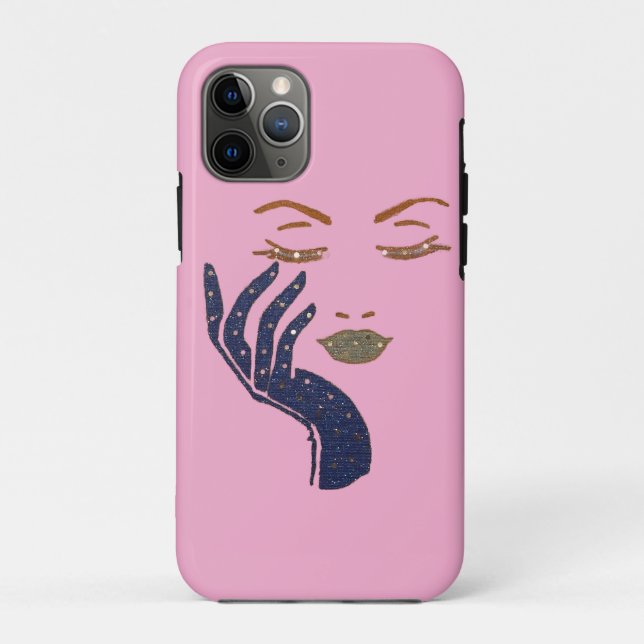 KEEP IT CUTE SERIES - NAVY BLUE Case-Mate iPhone CASE (Back)