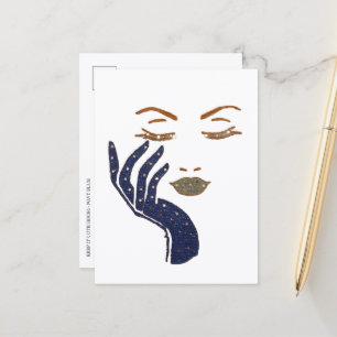 KEEP IT CUTE SERIES - NAVY BLUE POSTCARD