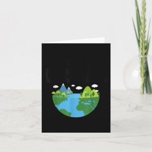 Keep It Green Earth Day Planet Environmental Aware Card
