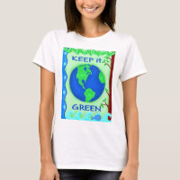 Keep It Green Save Earth Environment Art