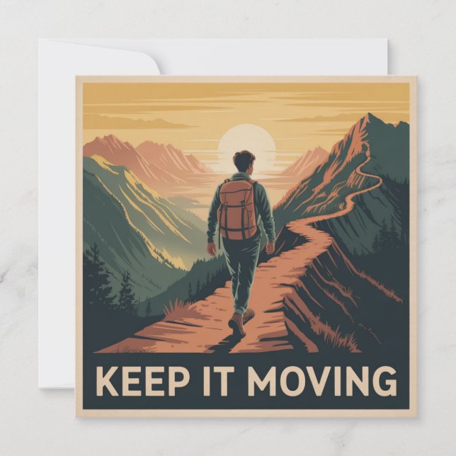 Keep It Moving Invitation (Front)