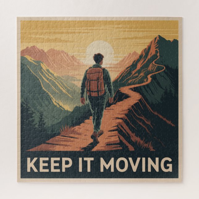 Keep It Moving Jigsaw Puzzle (Vertical)