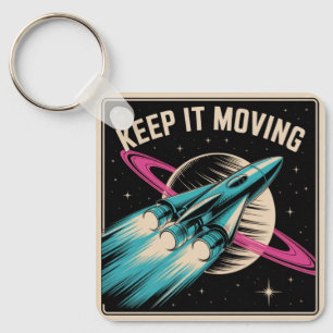 Keep It Moving Key Ring