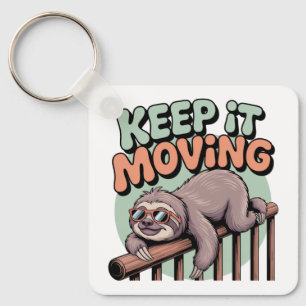 Keep It Moving Key Ring