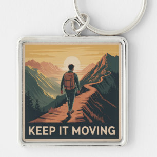 Keep It Moving Key Ring