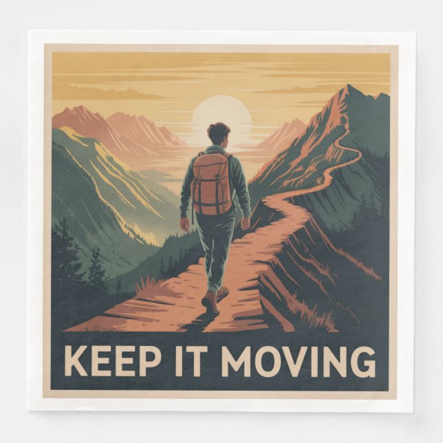 Keep It Moving Napkin (Front)