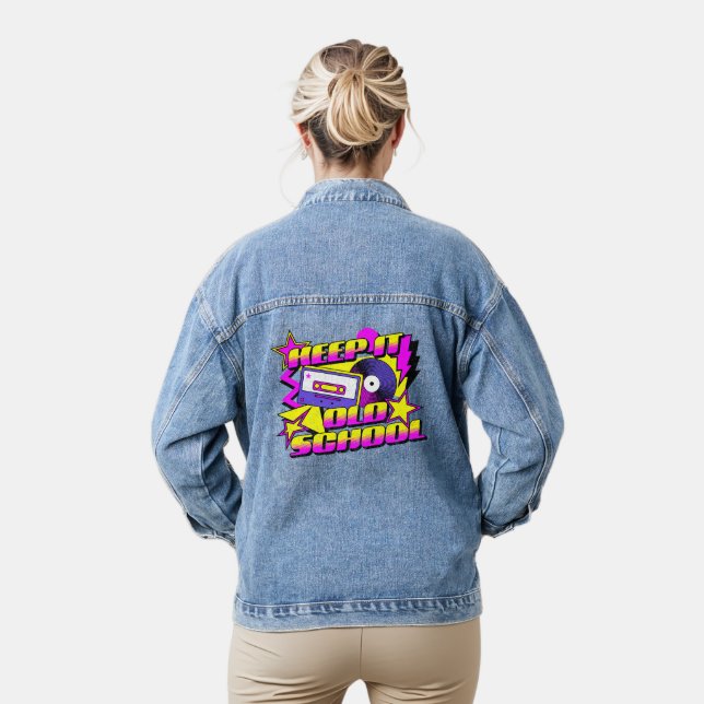 Keep it old school denim jacket (Model)
