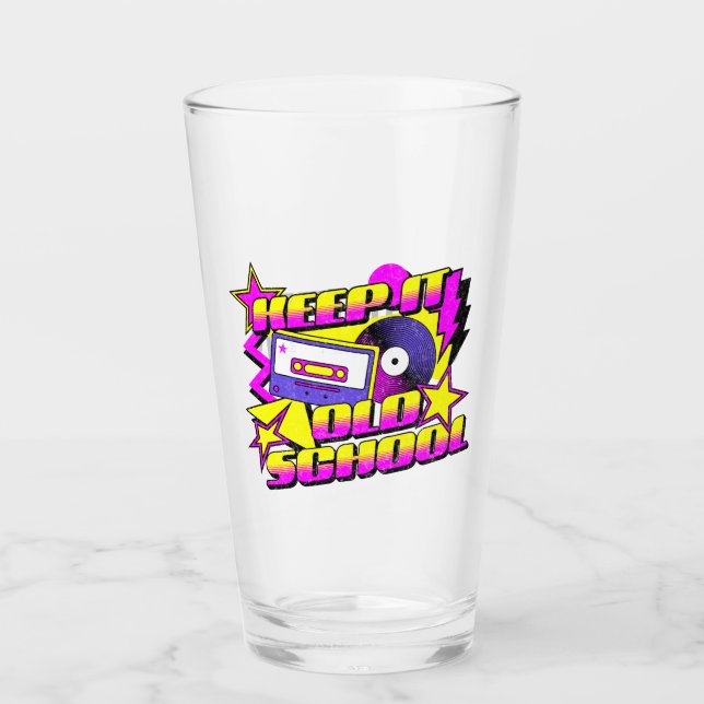 Keep it old school glass (Front)