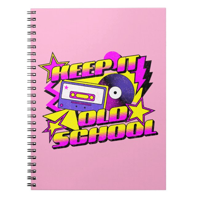 Keep it old school notebook (Front)