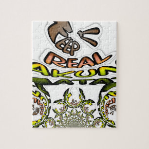 keep it real Hakuna Matata Always Jigsaw Puzzle