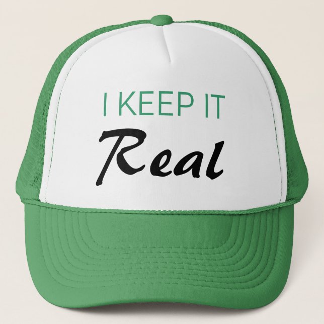 Keep it real hat (Front)