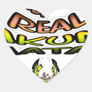 Keep It Real: Kaleidoscope Art Print/Graphic Heart Sticker