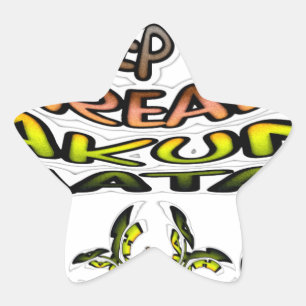 Keep It Real: Kaleidoscope Art Print/Graphic Star Sticker