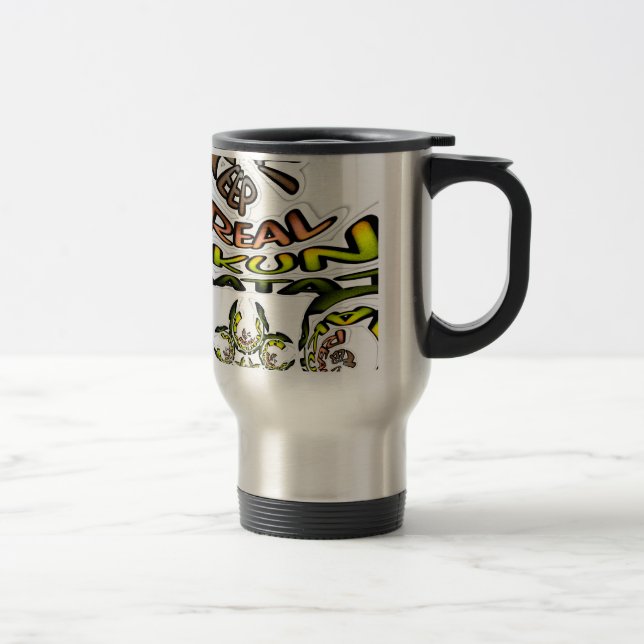 Keep It Real: Kaleidoscope Art Print/Graphic Travel Mug (Right)