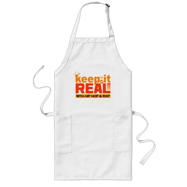 Keep It Real with hip hop apron (Front)