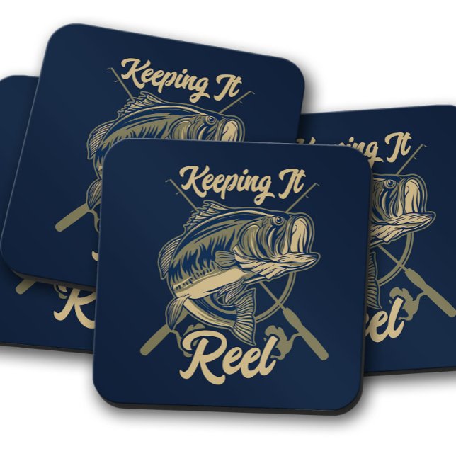 Keep-it-Reel Bass Coaster | Bass Coaster Set (Creator Uploaded)