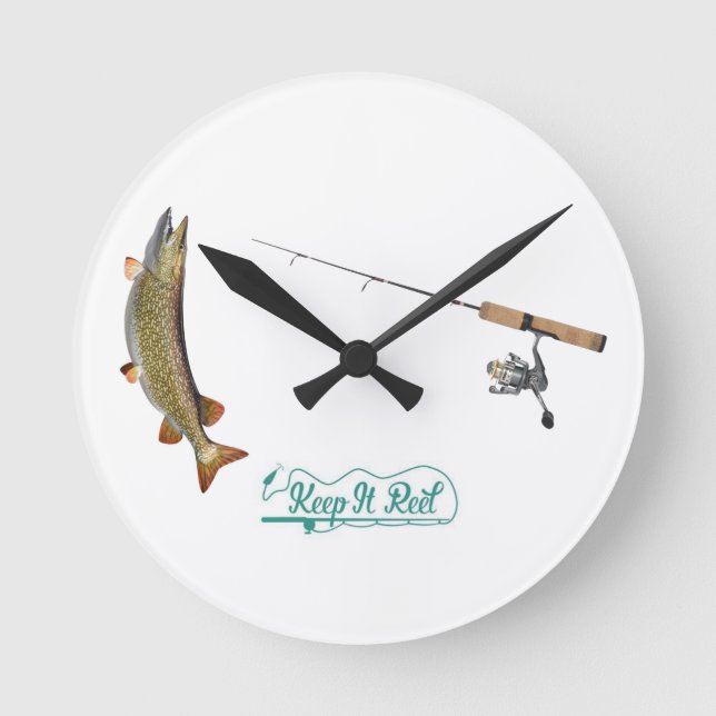 ****KEEP IT REEL FISHERMAN'S*** CLOCK (Front)