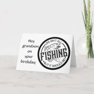 **KEEP IT REEL** ON **GRANDSON'S BIRTHDAY** CARD