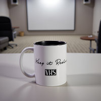 Keep It Reel VHS Retro Quote